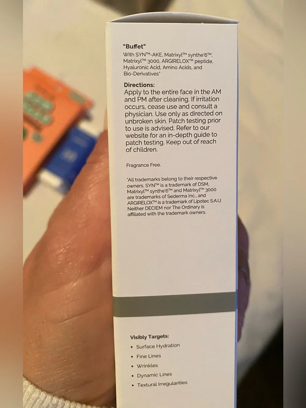Bundle-The Ordinary, Power 10 Formula Lip & foundation with Orange Sheet Masks
